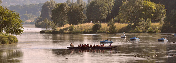 Bootspartie im Ruhrtal