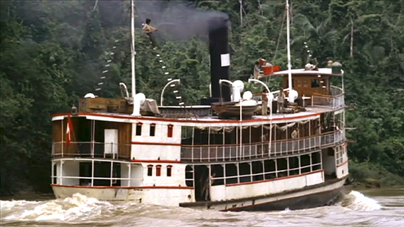 »Fitzcarraldo« Film von Werner Herzog mit Klaus Kinski. 1982.