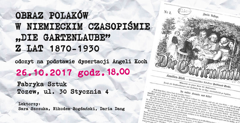 Einladung zu Lesung: Jak Niemcy patrzyli na swoich polskich
sàsiadów – i o czym mo˝emy si´ z tego o Niemcach dowiedzieç 