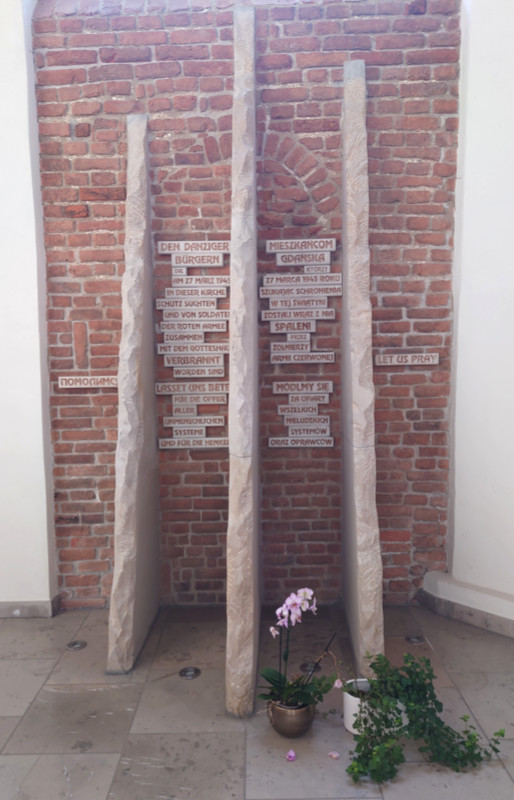 Denkmal in der Josephskirche in Gdan´sk.