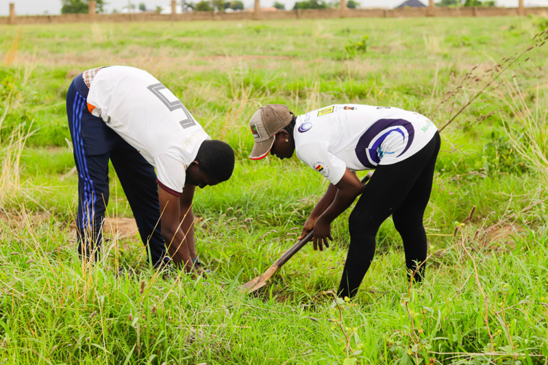 Baumpflanzaktion, gemeinsam geht es besser